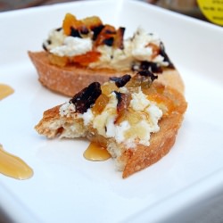 Chavrie w/ Dried Fruits on Baguette