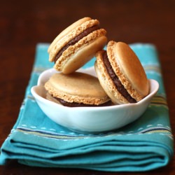 Toasted Almond Macarons