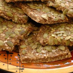 Pumpkin Seed Flat Bread Raw Food