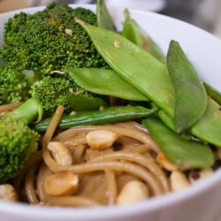 Noodles & Lime-Peanut Sauce