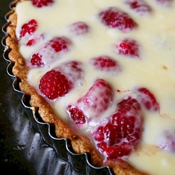 White Chocolate Raspberry Tart