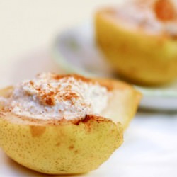 Ricotta Stuffed Asian Pears