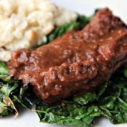 Braised Short Ribs in Red Wine Gravy