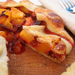 Plum & Peach Galette