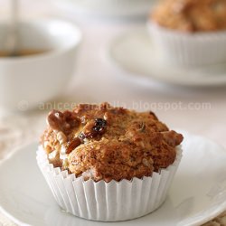 Muffins con Uvetta e Noci