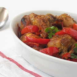 Rabbit with Peppers