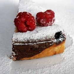 Raspberry and Blueberry Cheesecake