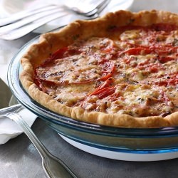 Chilled Savory Tomato Pie