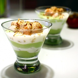 Mangosteen Avocado Yogurt Parfait