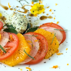 Tomato, Orange & Sweet Onion Salad