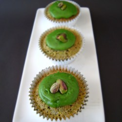 Warm  Pistachio Cupcakes