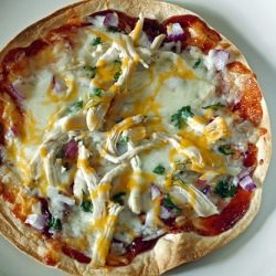Easy BBQ Chicken Pizza