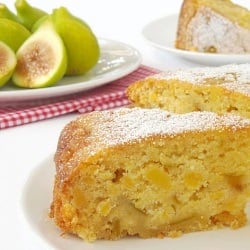 Figs and Polenta Cake