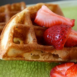 Lemon Poppyseed Waffles