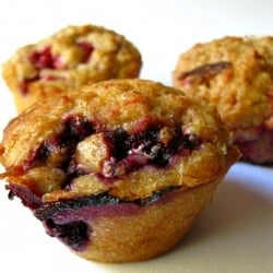 Blackberry vs. Raspberry Muffins