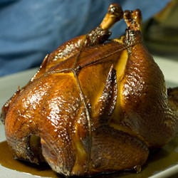 Whiskey-Glazed Smoked Chicken