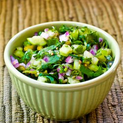 Tomatillo Salsa with Roasted Chiles