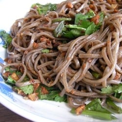 Burmese Cold Soba Noodle Salad