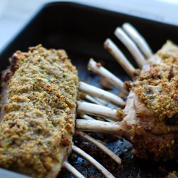 Pistachio Crusted Rack of Lamb