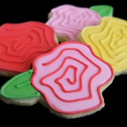 Sugar Cookie Roses…