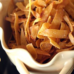 Tortilla Strips for Tortilla Soup