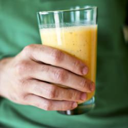 Chamomile, Peach Ginger Smoothie