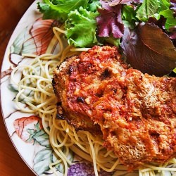 Fried Green Tomato Parmesan