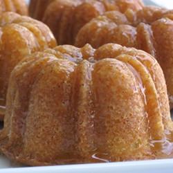 Vanilla Bean Butter-Rum Poundcakes
