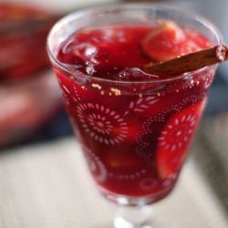 Sangria with Nashi and Figs