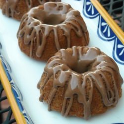 Milky Way Mini Bundt Cakes