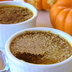 Pumpkin Cardamom Crackle Custard
