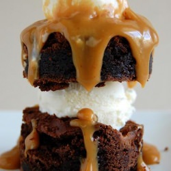 Peanut Butter Brownie Sundae