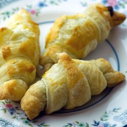 Baby Chocolate Croissants