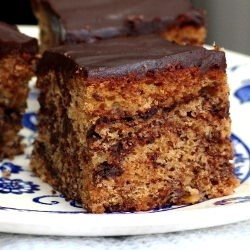 Chocolate Swirl Banana Cake
