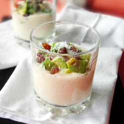 Avocado Topped Smoothie