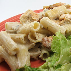 Parmesan, Mushroom and Chicken Pasta