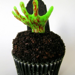 Zombie Halloween Cupcakes