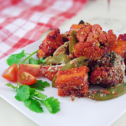 Tandoori Sweet Potato Cauliflower