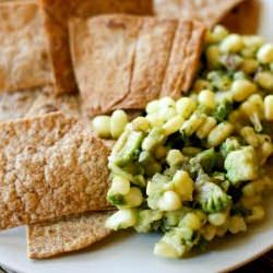 Fresh Corn & Avocado Salsa