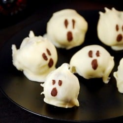Spooky Peanut Butter Puff Truffles