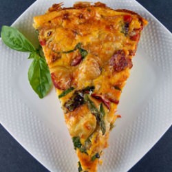 Chorizo and Spinach Frittata