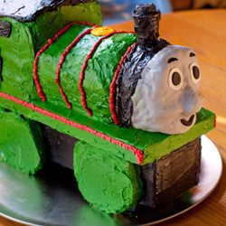Percy Train Birthday Cake