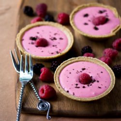 Raspberry Mousse Tartlet