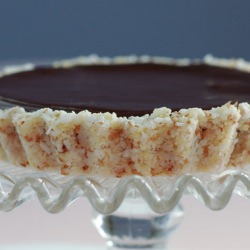 Raw Vegan Caco Coconut Ganache Tart