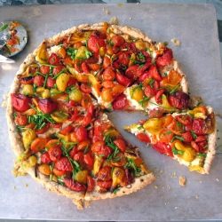 Savory Tomato Onion Tart