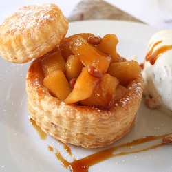 Caramelized Apple Vol-au-Vent