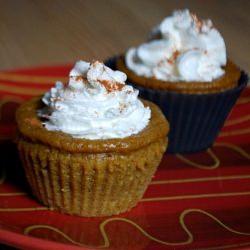 Impossible Pumpkin Pie Cupcakes