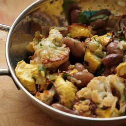 Roasted Vegetables with Salsa Verde