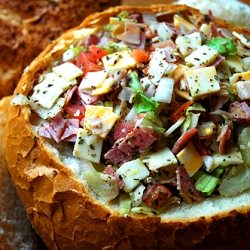 Hoagie in a Bread Bowl
