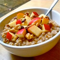 Apple Walnut Steel-Cut Oats